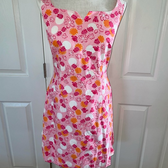 Y2K Lilly Pulitzer sleeveless Lady Bug Dress Like New Vintage - Picture 3 of 11